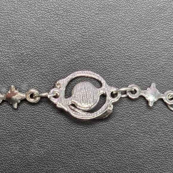 Celestial Silvery Bracelet With Rhinestone Accents‎ (NWOT) - Picture 4 of 5
